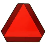 Placă triunghiulară pentru identificarea vehiculelor lente Kamar, 1 bucată