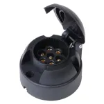 Priză remorcă 7 pini 12V cu carcasă din plastic Cridem