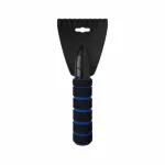 Răzuitor gheață parbriz 24 cm cu mâner buretat, negru/albastru