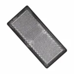 Catadioptru auto reflectorizant alb 86x40 mm cu adeziv, omologat