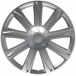 Set capace roti auto Cridem Raze 15 inch, argintiu, 4 bucati