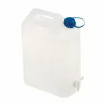 Canistră pentru apă cu robinet Carpoint, plastic alb, 20L