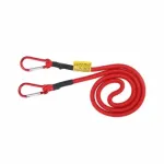 Cordon elastic cauciucat cu carabiniere 120 cm x 10 mm pentru bagaje