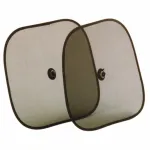 Set 2 parasolare laterale auto negre cu ventuze Carpoint 38x45 cm