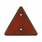 Catadioptru triunghiular rosu 150 mm omologat pentru remorca si autovehicul