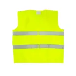 Vesta reflectorizanta galbena de siguranta pentru vizibilitate ridicata