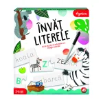 Joc educativ Învață literele cu puzzle și scriere, 3-6 ani