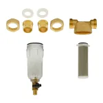 Filtru apă cu purjare din alamă și sită inox 40–80 microni FLOW