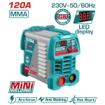 Aparat de sudură MMA 120A TOTAL, invertor IGBT, afișaj LED, 230V