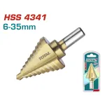 Burghiu in trepte TOTAL 6-35 mm din HSS 4341, pentru metal si plastic