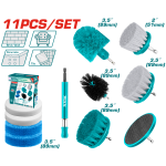 Set 11 perii pentru curatare TOTAL, compatibile cu bormasina si autofiletanta