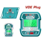 Stecher tester prize VDE TOTAL cu ecran LCD si functie test RCD