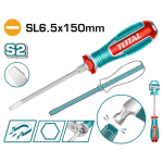 Șurubelniță dreaptă de impact TOTAL SL6.5x150 mm, oțel S2