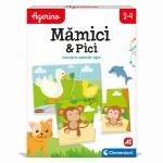 Joc educativ Agerino Mămici și Pici cu animale, 2-4 ani