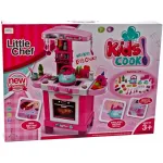 Bucatarie pentru copii MalPlay cu electrocasnice, lumini, sunete si accesorii