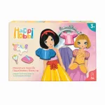 Jucărie magnetică cu prințese Happi Hobbi, 34 piese, 3+ ani