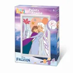 Set pictură pe numere Disney Frozen cu ramă pentru copii 6+