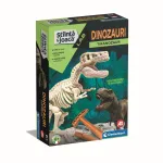 Set paleontologie copii T-Rex fosforescent Clementoni 6+ ani