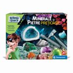 Set științific cu minerale și pietre prețioase pentru copii 8+