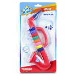 Mini saxofon Bontempi pentru copii, 8 note colorate, 3+ ani