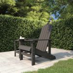 Scaun de grădină Adirondack, antracit, HDPE GartenMobel Dekor