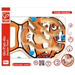 Labirint magnetic din lemn Peștișor Hape pentru copii 2+ ani