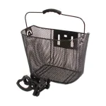 Cos bicicleta fata metalic cu prindere rapida si maner, 35x25x26 cm