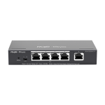 Switch 4 porturi PoE+ RJ45 Gigabit, 1 port uplink RJ45 Gigabit, L2 Cloud Management - Ruijie RG-ES205GC-P SafetyGuard Surveillance
