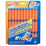 Set 50 săgeți Nerf N1 originale din spumă pentru blastere, 8+ ani