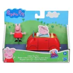 Peppa Pig mașină roșie cu figurină, vehicul de jucărie Hasbro