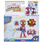 Figurina Spidey 10 cm cu accesorii Web-Spinners, Hasbro