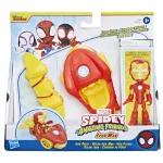 Set Spidey și Prietenii Extraordinari cu mașinuță, figurină și accesoriu Iron Man