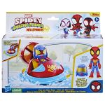 Set mașinuță și figurină Spidey Web-Spinners Marvel, 10 cm