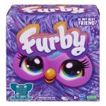 Furby jucărie de pluș interactivă mov, cu sunete, lumini și mișcare