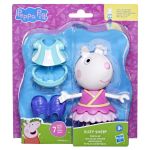 Figurina Peppa Pig Oita Suzy 15 cm cu accesorii vestimentare
