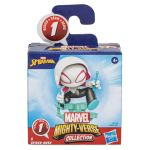 Figurina Spider-Gwen Marvel Mighty-Verse Seria 1, 6 cm, Hasbro