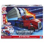 Transformers EarthSpark Optimus Prime camion cu remorcă de luptă