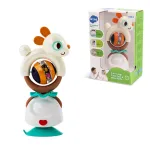Jucarie bebe cu ventuza si zornaitoare, model iepuras, 6 luni+