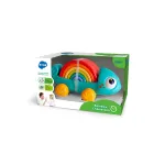 Jucărie de tras și construit Cameleonul Curcubeu pentru copii 2+ ani