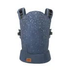 Marsupiu ergonomic Kinderkraft NINO din bumbac, 3 luni-20 kg, Confetti Denim