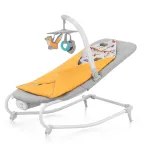 Sezlong bebe 3 in 1 Kinderkraft Felio 2 Forest Yellow cu vibratii