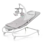 Sezlong bebe 3 in 1 Kinderkraft Felio 2 Stone Grey cu vibratii