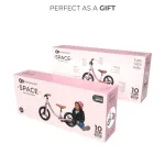 Bicicletă fără pedale Kinderkraft Space Dark Pink cu frână, 2+ ani