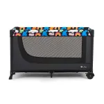 Pătuț pliabil de călătorie Kinderkraft JOY 2 Black, 2 în 1