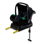 Scoică auto Kinderkraft Mink Pro i-Size 40-87 cm cu bază Isofix, Black