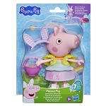 Papusa Peppa Pig cu tinuta de primavara si accesorii, 15 cm
