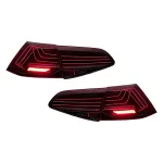 Stopuri Full LED compatibil cuVW Golf 7 & 7.5 VII (2013-2019) Facelift Retrofit G7.5 Look Dinamic Secvential Performance AutoTuning