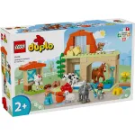 LEGO DUPLO Ingrijirea animalelor la ferma 10416, set educativ 2+