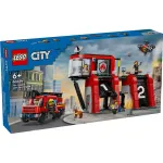 LEGO City Stație și Camion de Pompieri 60414, set de construcție 6+ ani