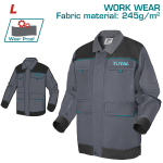 Geacă de lucru TOTAL mărimea L, 245 g/mp, cu întărituri Oxford